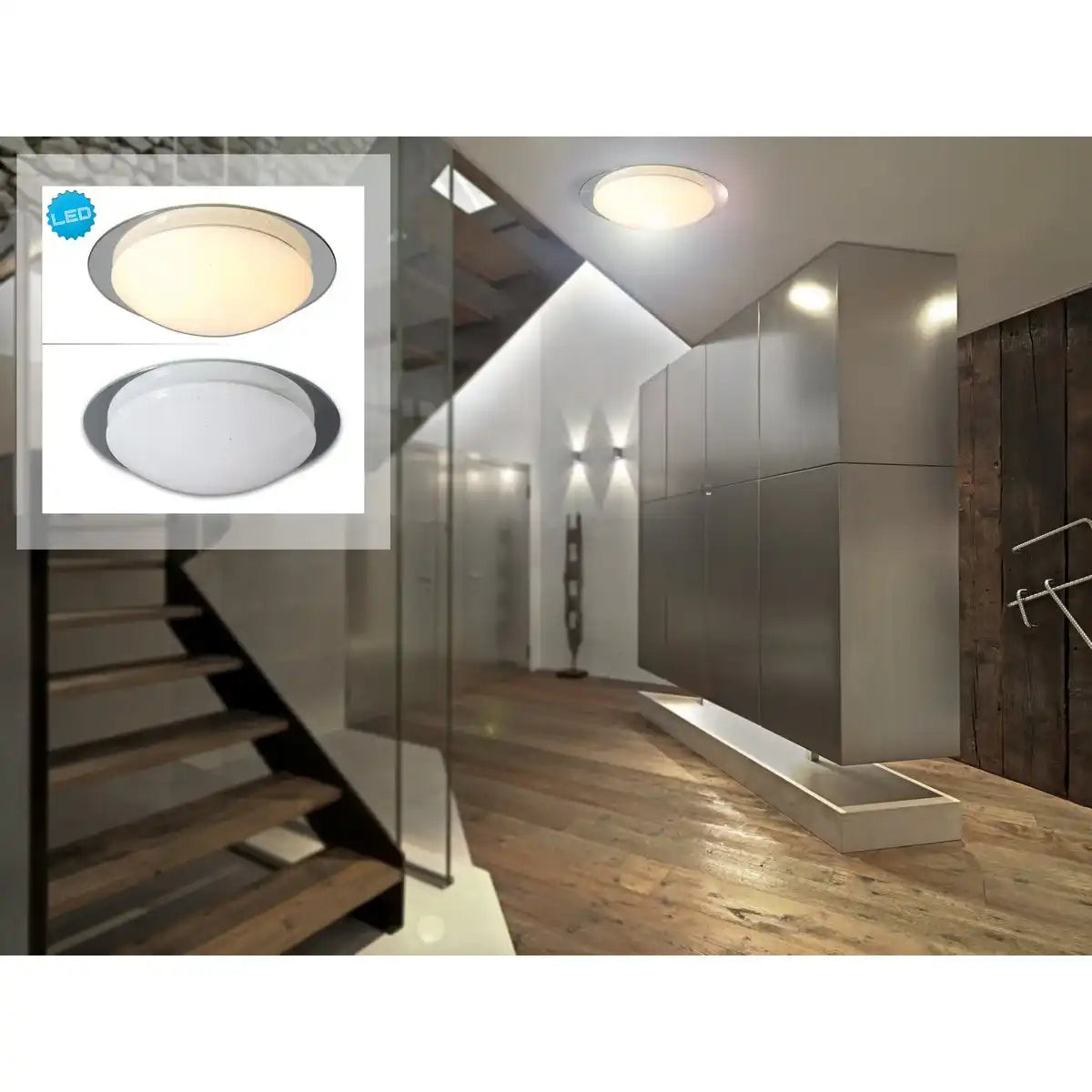 LED Deckenleuchte "PALMA" d:30cm