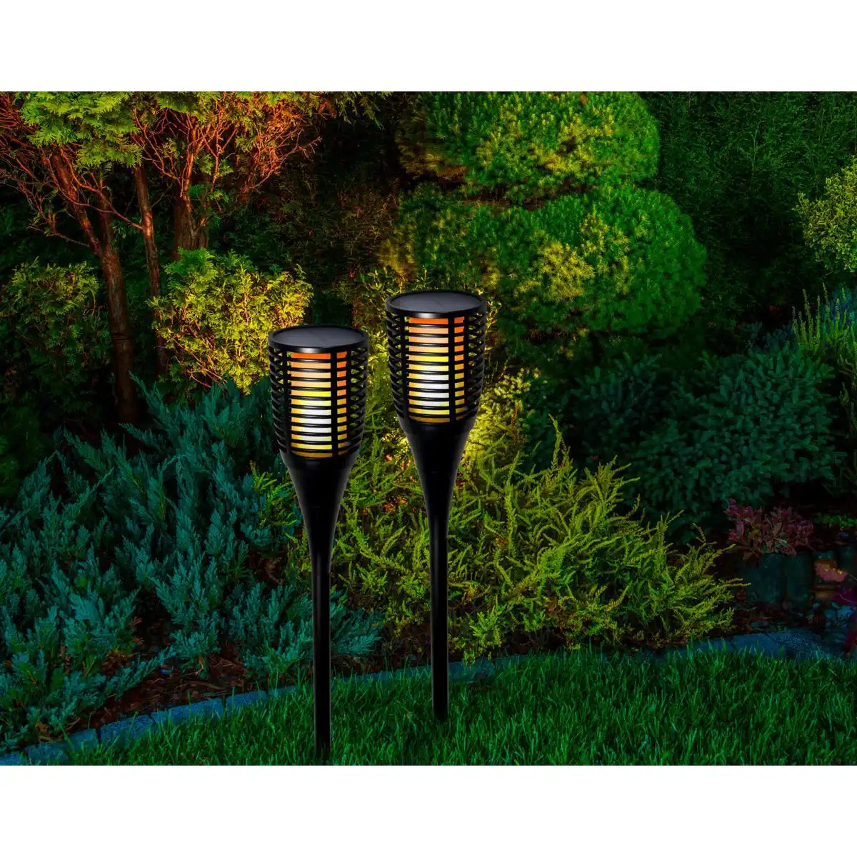 Outdoor-LED-Erdspieß "Fackel" h: 78cm