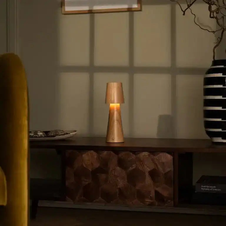 Lucas wiederaufladbare Tischlampe – kabellos, dimmbar und USB-C-Aufladung