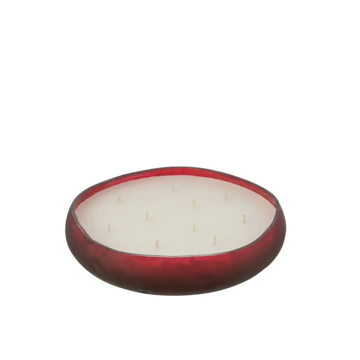 J-Line Duftkerze Livia - Glas - Rot - L