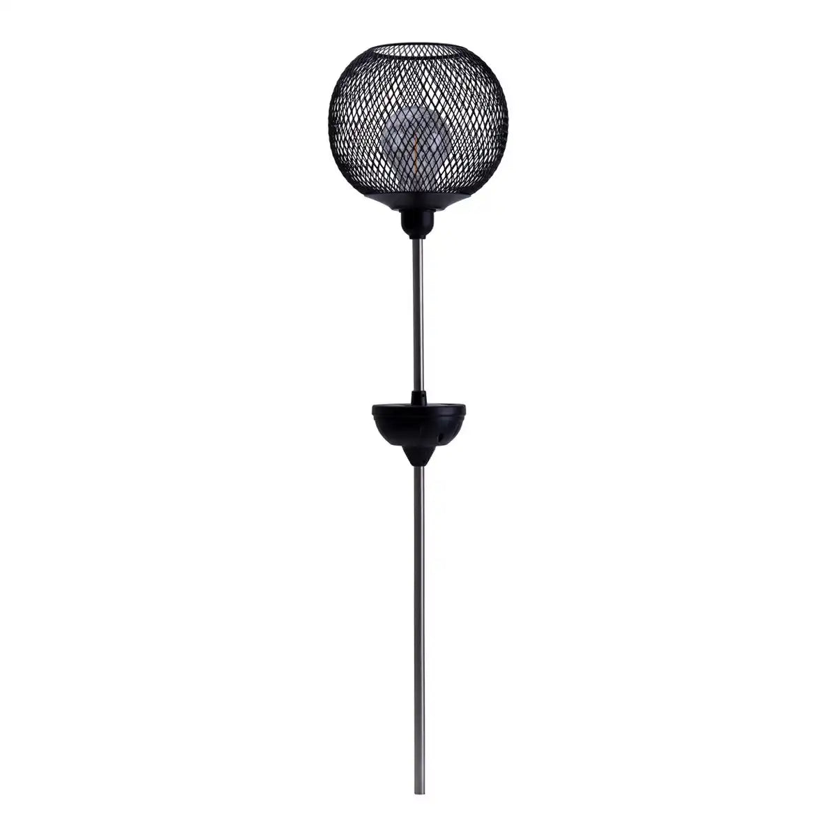 LED Solar-Erdspieß "GELI" , für Außen, Erdspieß aus Metall und Kunststoff in Schwarz, mit integrierter LED