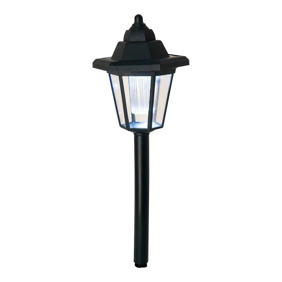 3er Set LED Solar-Erdspieß/Wandleuchte 2-in-1