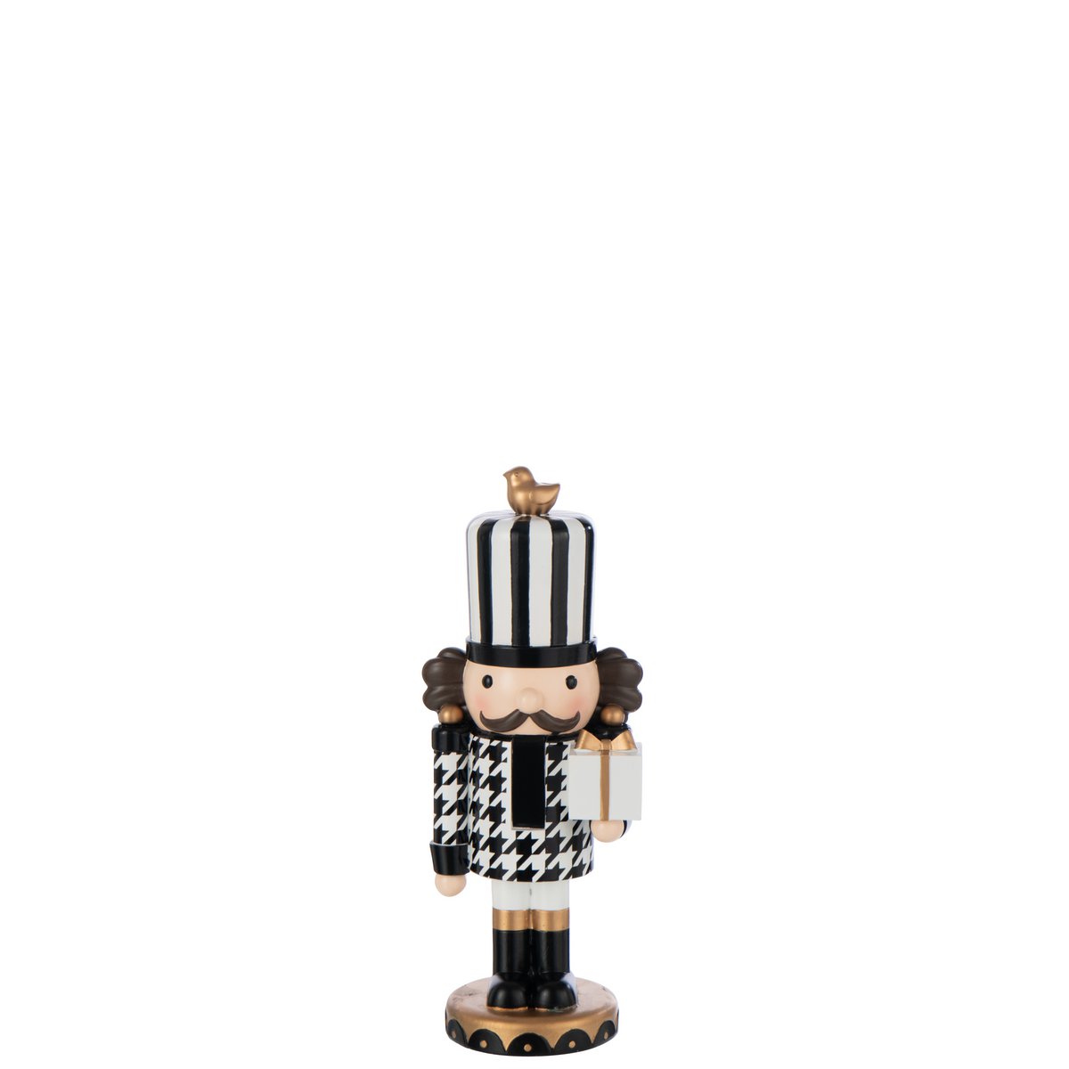 J-Line Nutcracker Pied-de-Poulle Harz mehrfarbig klein