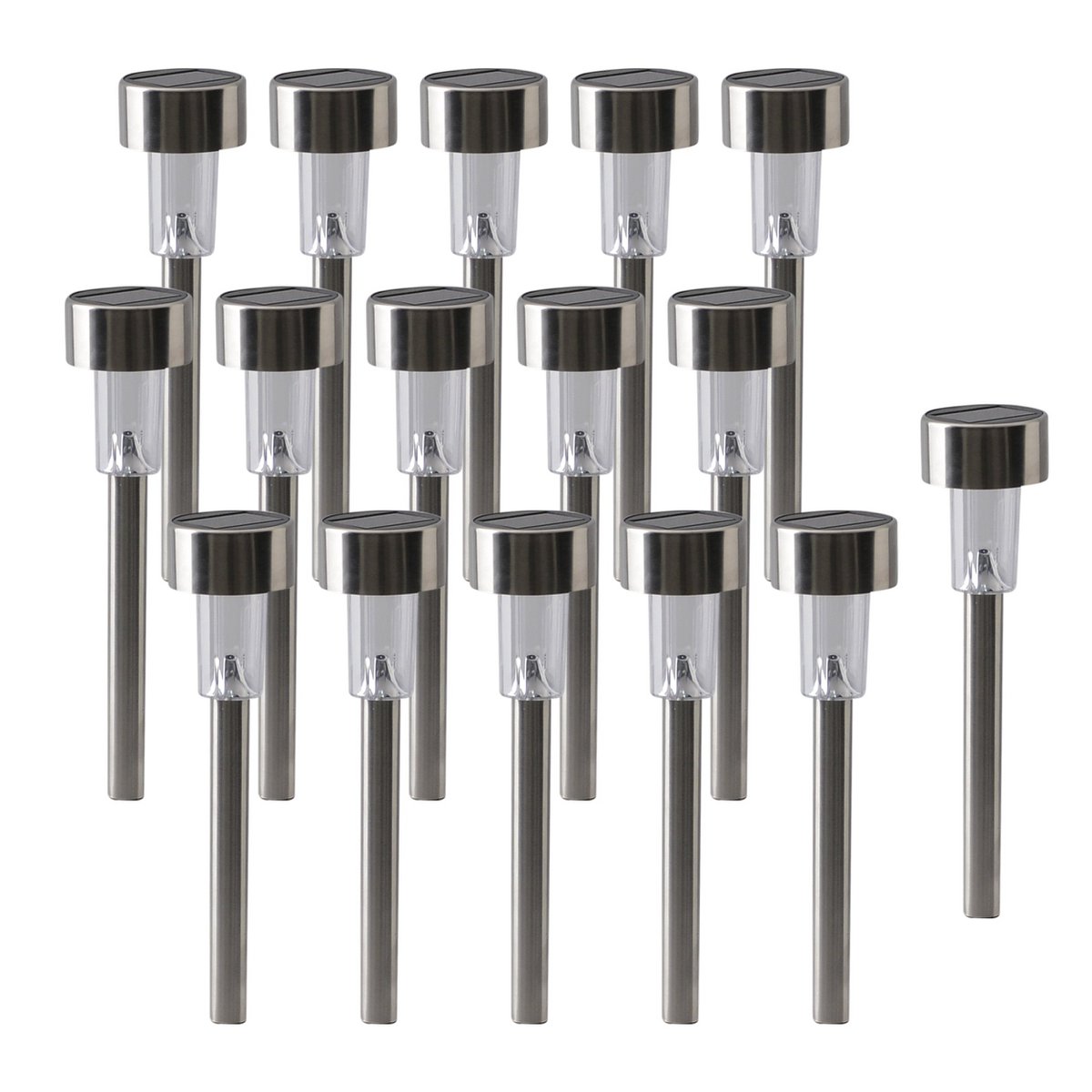16er-set LED-Solar-erdspiß