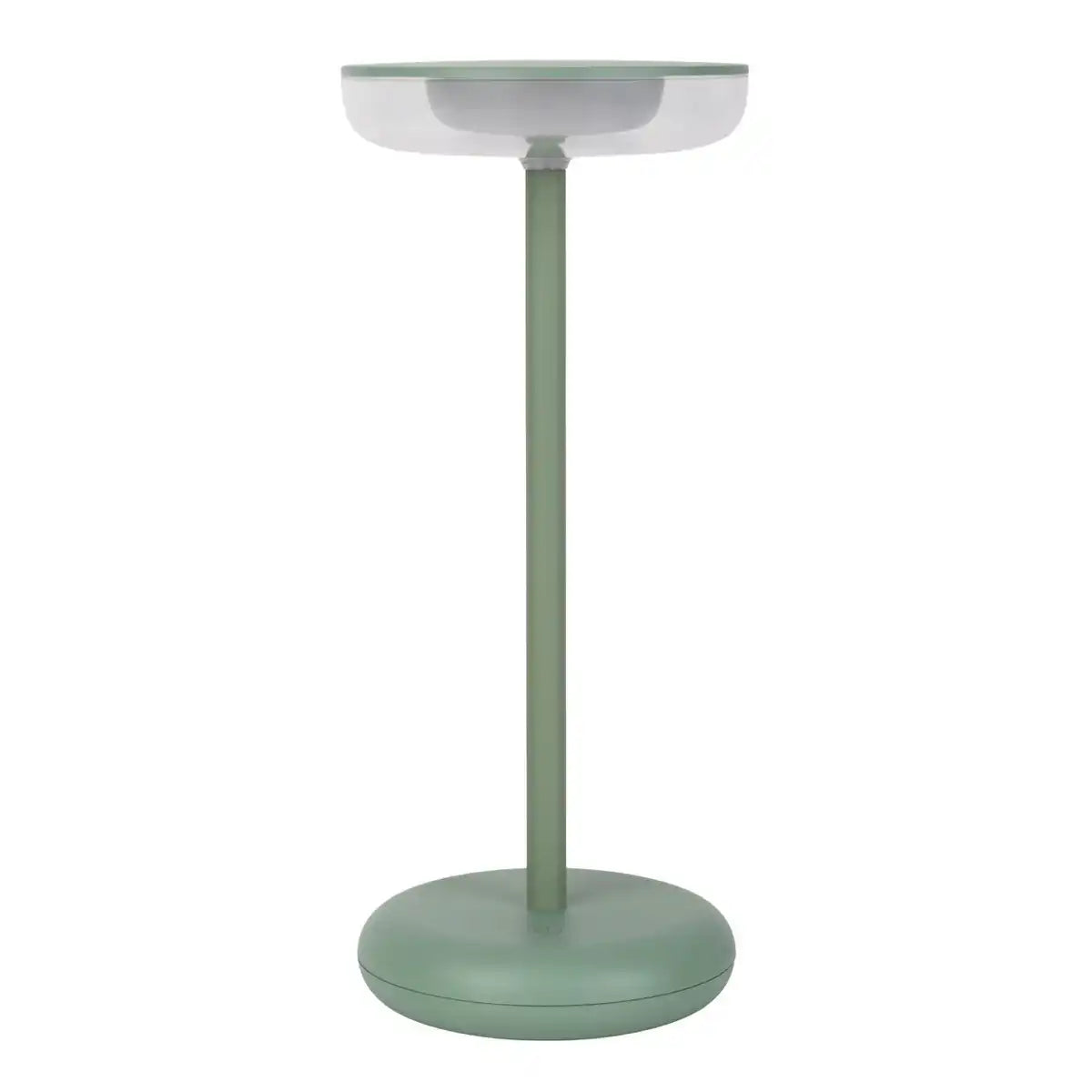 Akku-Tischleuchte "PASI" für Außen und Innen, aus Metall und Kunststoff in Mint, dimmbar, mit Touch- und Memory-Funktion, ca. 26 cm hoch
