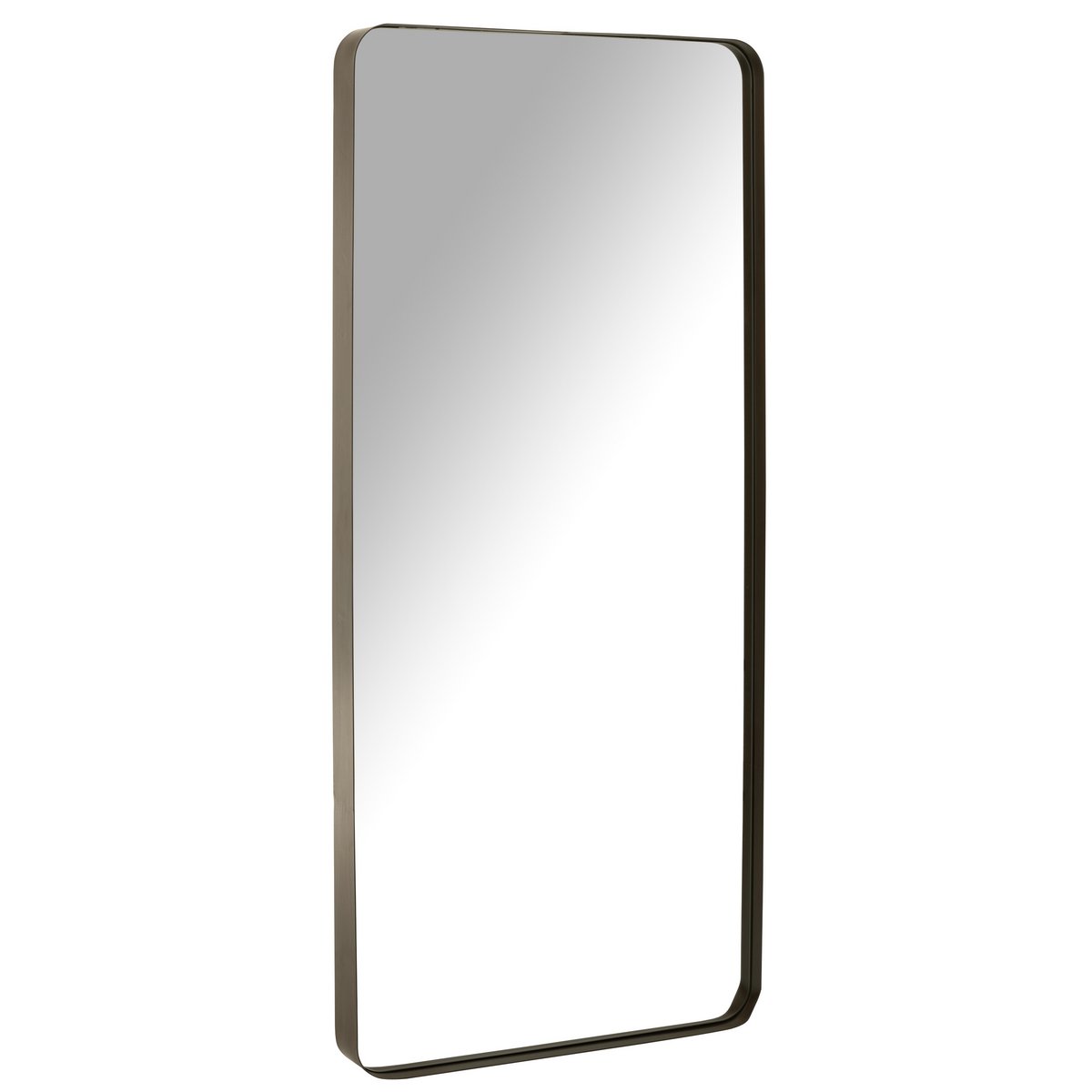 J -Line Spiegel Markus - Metall/Glas - Schwarz - groß - 180 x 80 cm