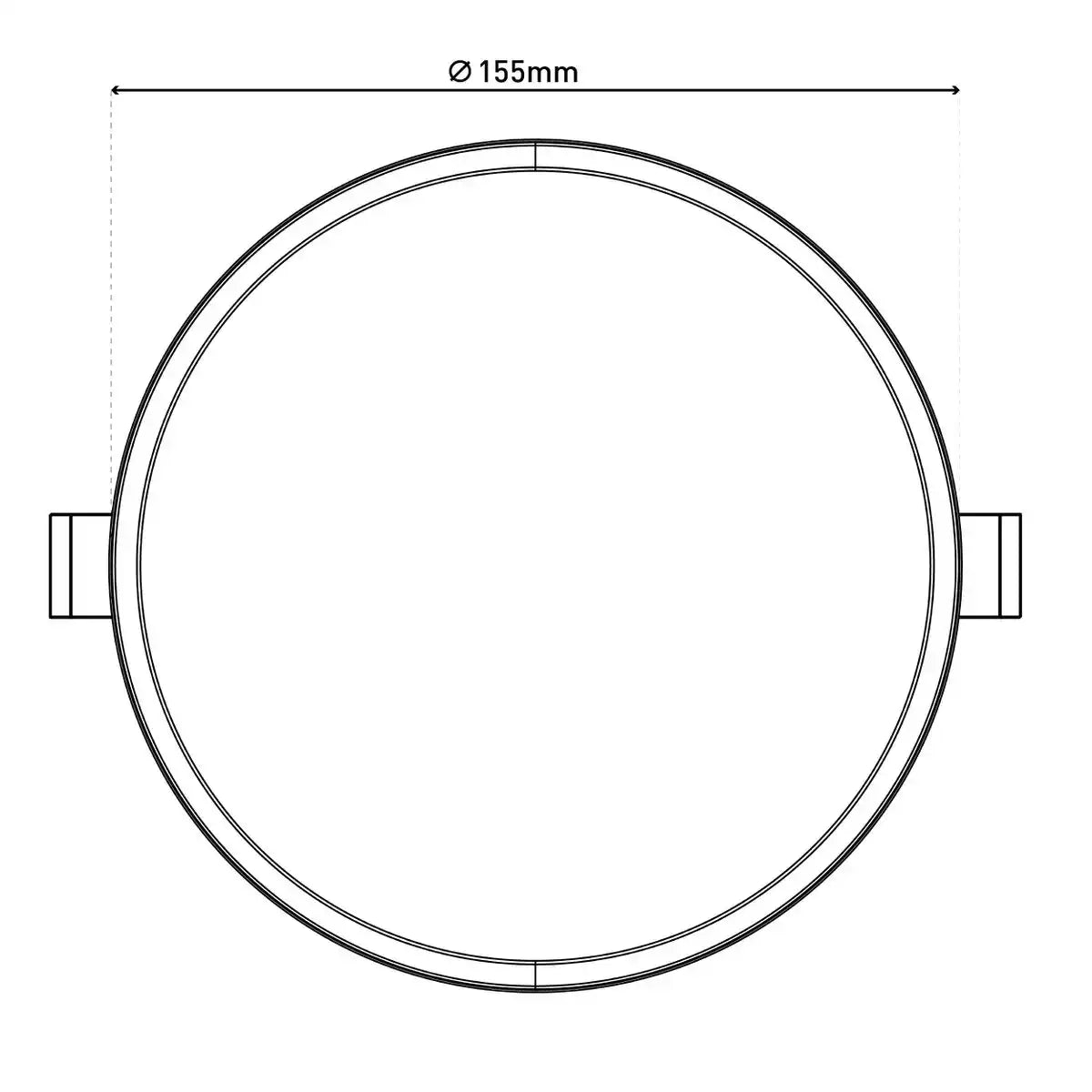 LED Einbauleuchte D: 15,5cm dimmbar "SUMA"