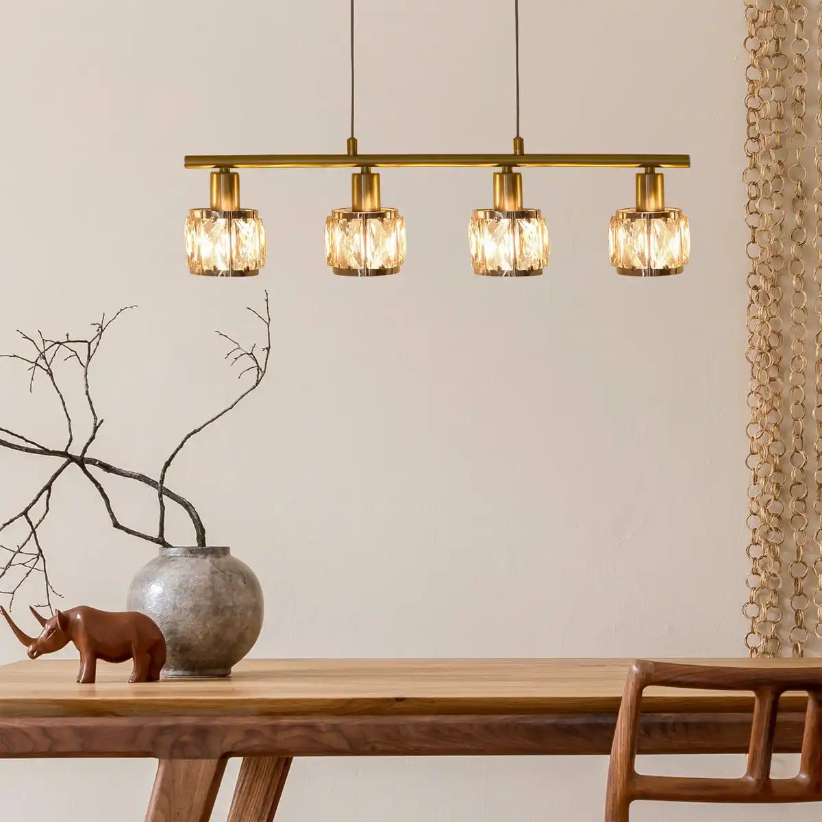 LED-Gegenzugpendelleuchte "JOSEFA" E14 Filament