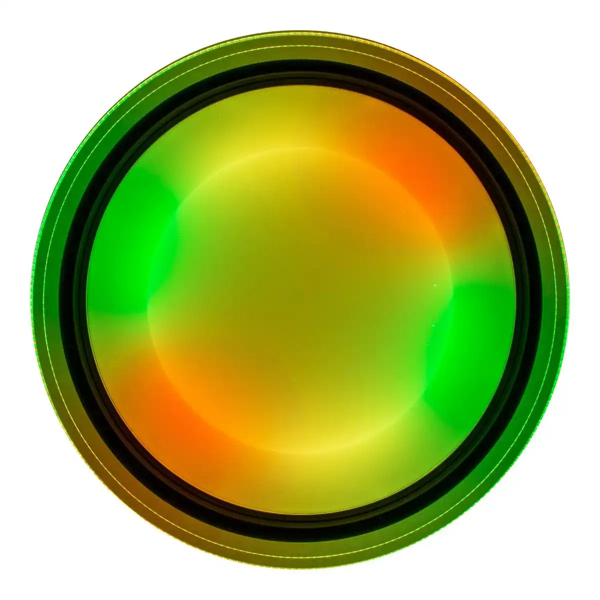 LED Deckenleuchte "CANNA" aus Metall und Kunststoff, dimmbar mit Fernbedienung, Farbwechsel von Warmweiß über Kaltweiß zu bunt, fest verbaute LEDs, Deckenlampe für Wohnzimmer, Esszimmer, Küche oder Flur mit 45 cm Durchmesser
