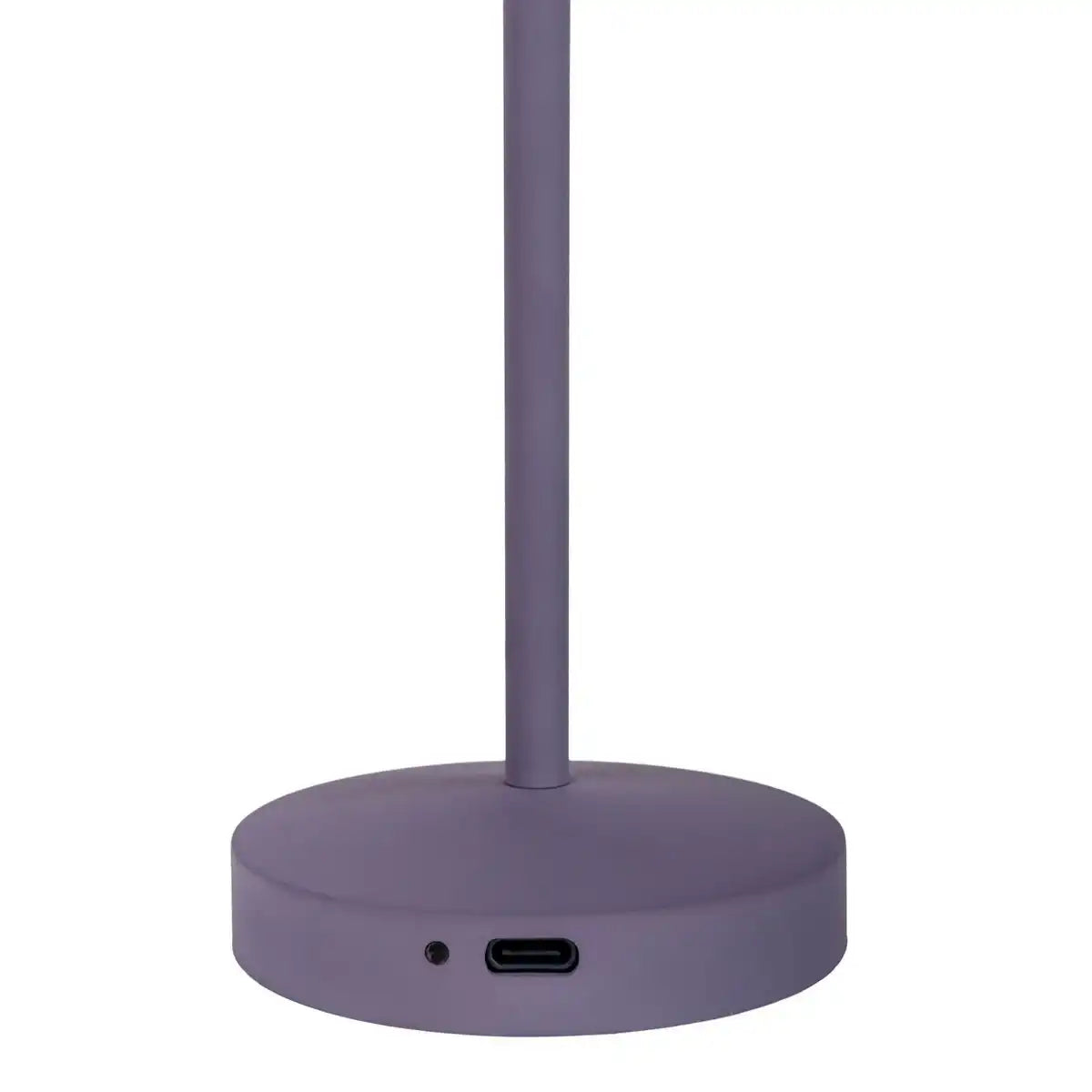 2-er Set LED-Akku-Tischleuchte "Gomba" für Außen und Innen, aus Metall und Kunststoff in Brombeere , 18,5 cm hoch