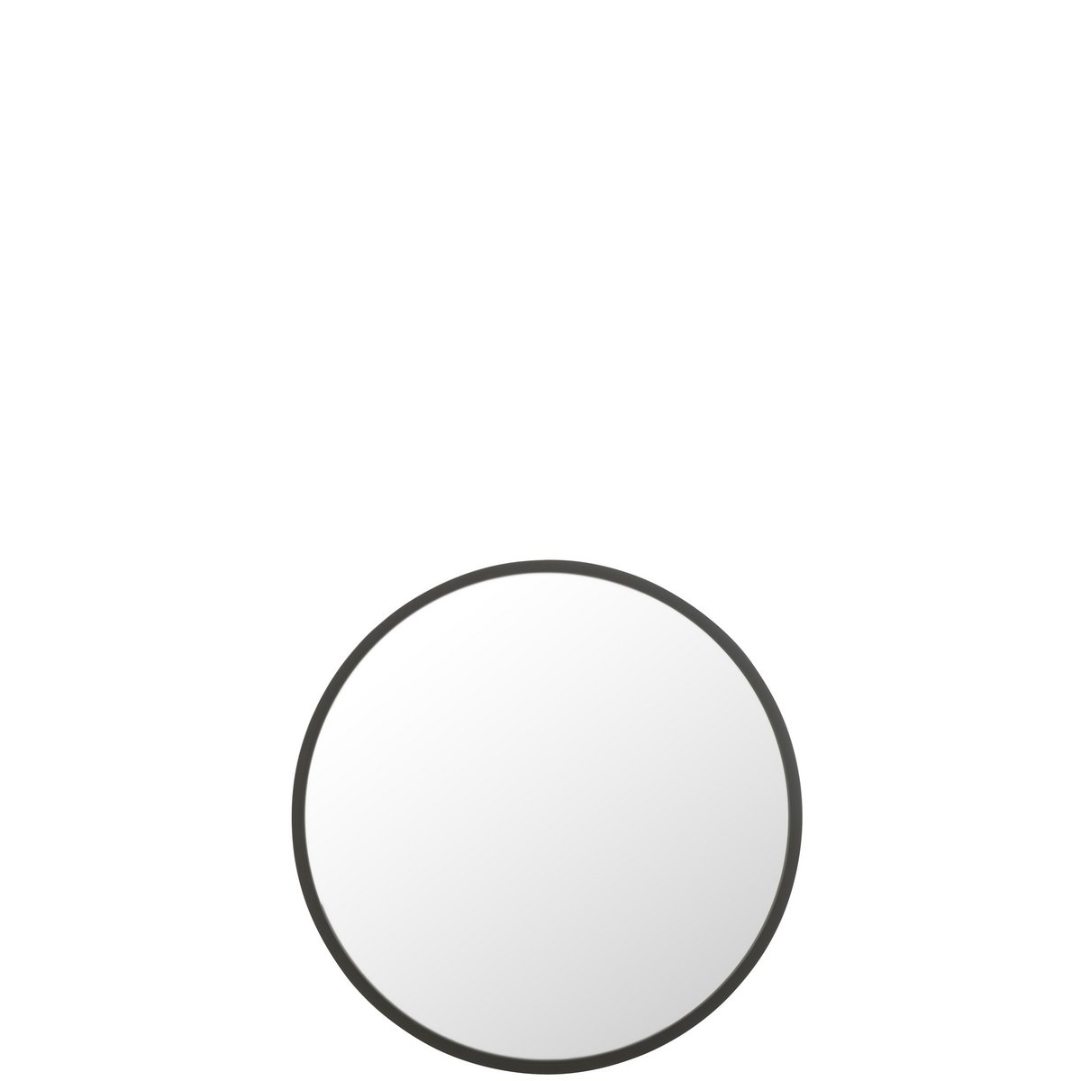 J -Line Spiegel Round - Metall - Schwarz - groß - Ø 80 cm
