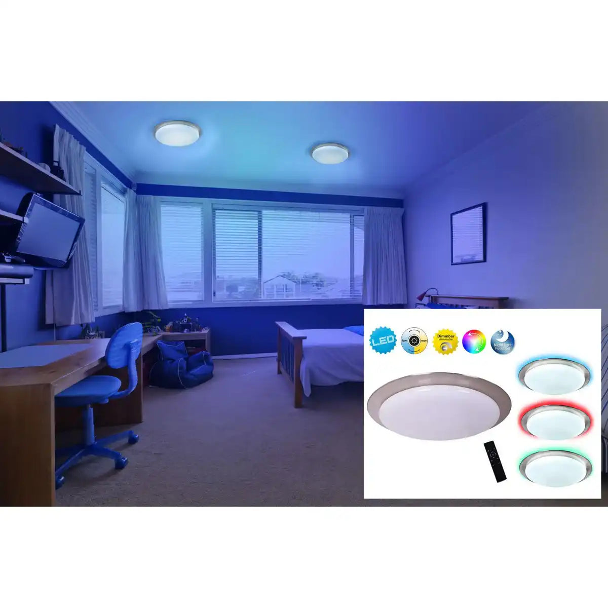 LED Deckenleuchte "TURIN" d: 42,5cm