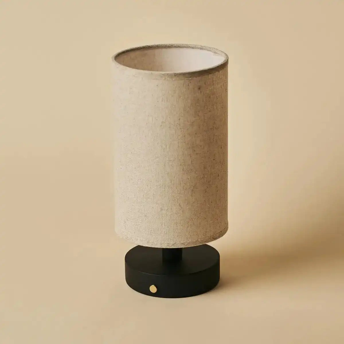 Ben Black Holztischlampe-wiederaufladbar, dimmbar, USB-C-Antrieb