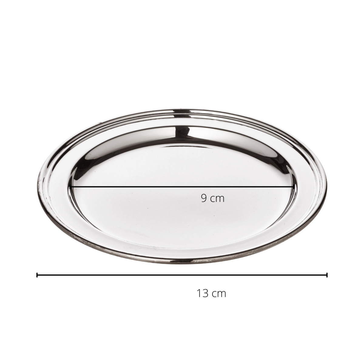 2er Set Untersetzer Flaschenuntersetzer Faden, schwerversilbert, Durchmesser 13 cm