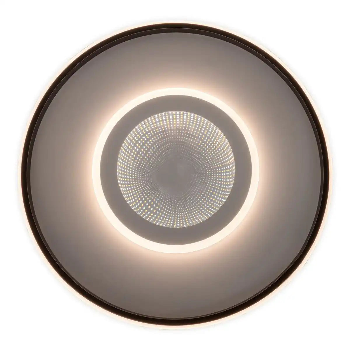 LED Deckenleuchte 3D-Effekt "Redona" Ø 50 cm, mit vielen Funktionen, Fernbedienung inklusive