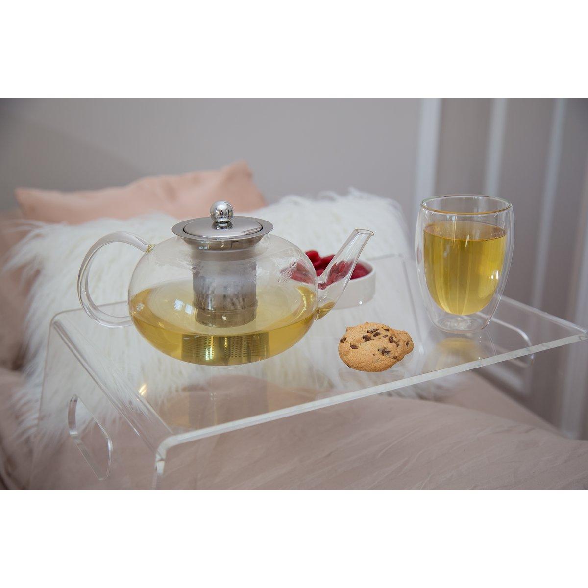 SET 2 DOUBLE WALL GLASS TEE CUPS 250ML