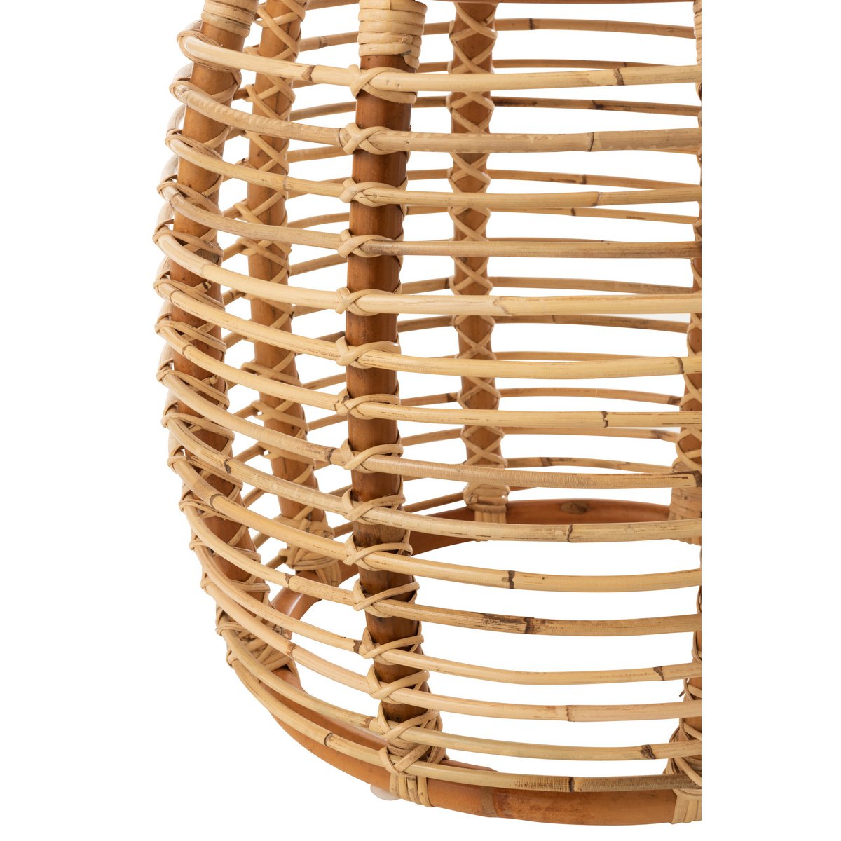 J-Line Beistelltisch Ana – Rattan – Natur