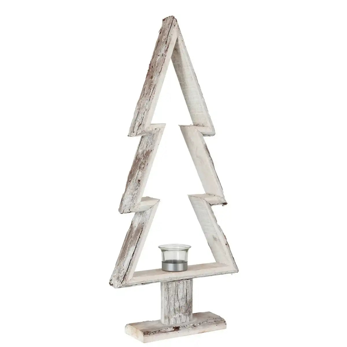 J-Line Weihnachtsbaum – Holz – Braun – groß