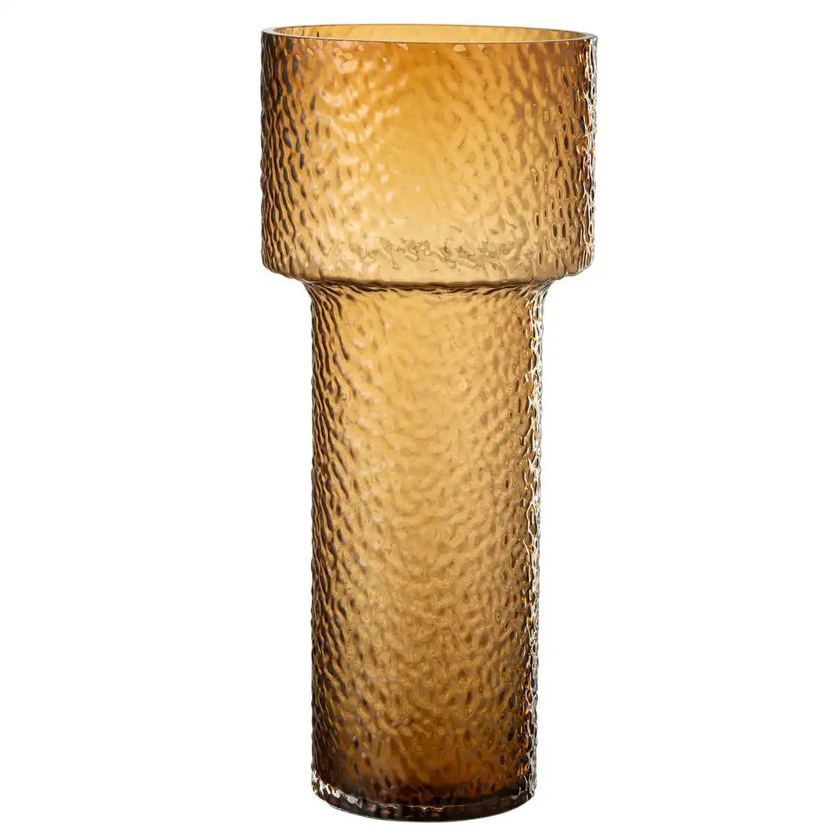 J -Line Vase Betty - Glas - braun - groß - 45 cm hoch