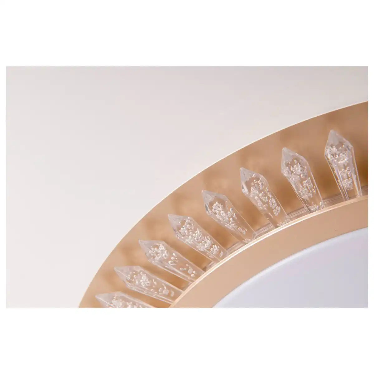 LED Deckenleuchte "MADISON" Ø 48 cm, viele Funktionen, aus Metall und Kunststoff , Gold, mit integrierten LEDs, Beleuchtung für Wohnräume oder Büro