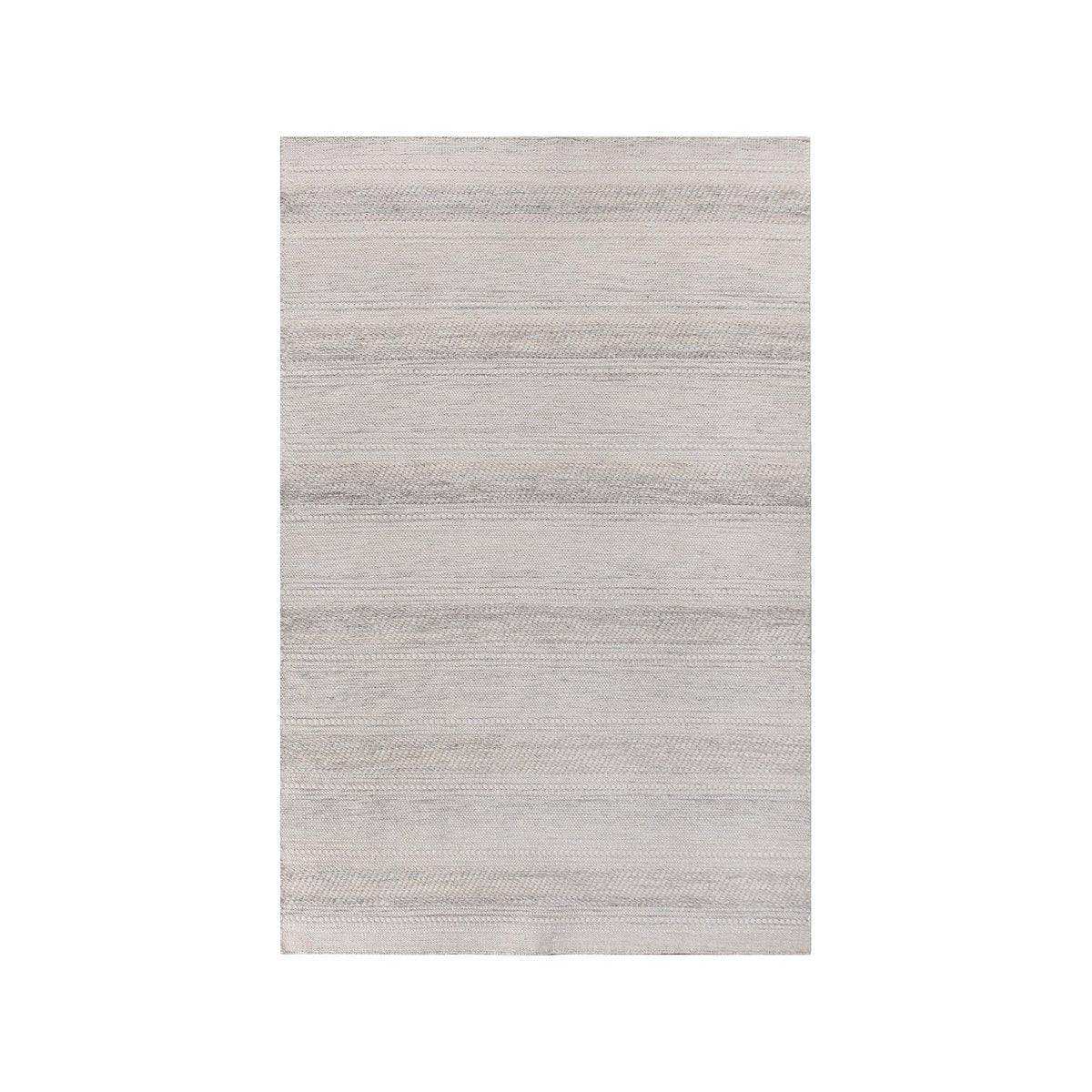 Adoni Rug – Teppich, handgewebt, Elfenbein/Hellgrau, 160 x 230 cm - HomeDesign Knaus