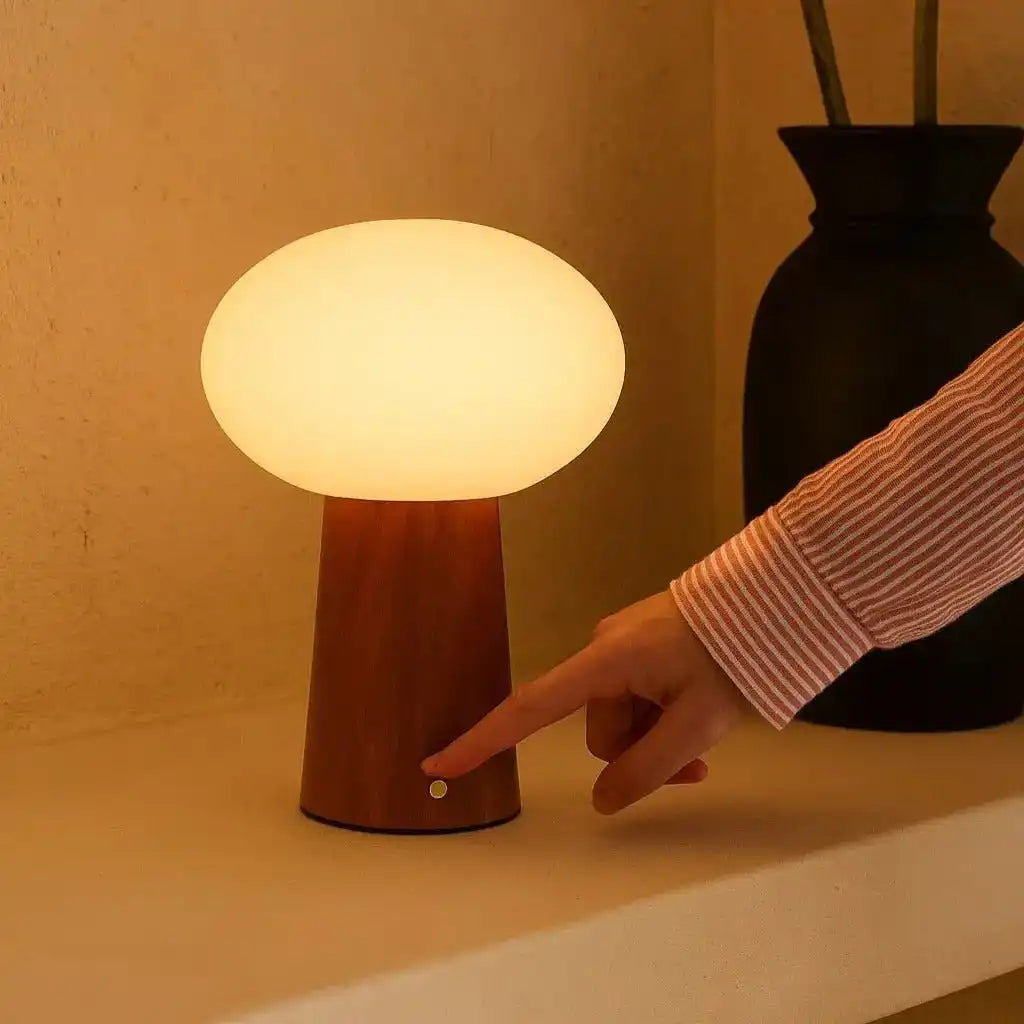 Max kastanienhalte Holzschnur und wiederaufladbare Lampe-umweltfreundliches Design