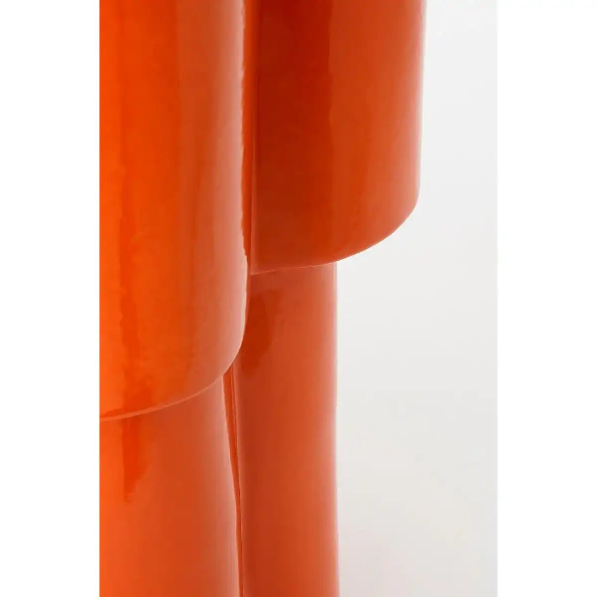 Aita Beistelltisch – H45 x Ø35 cm – Keramik – Orange - HomeDesign Knaus