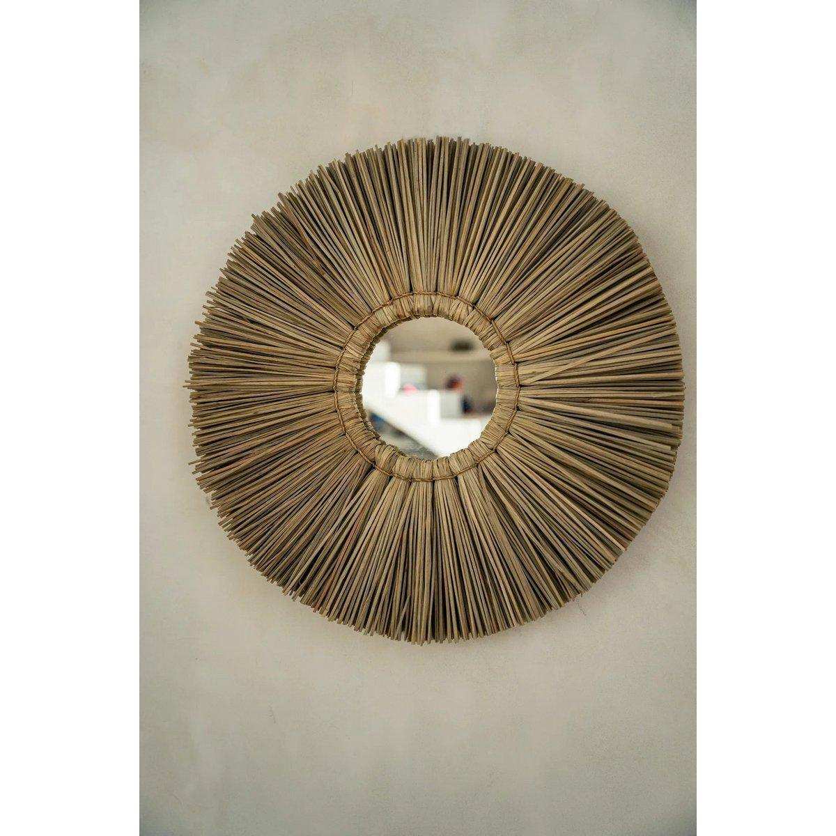 Alang Wandspiegel Dekorationsspiegel Natur 35 cm - HomeDesign Knaus
