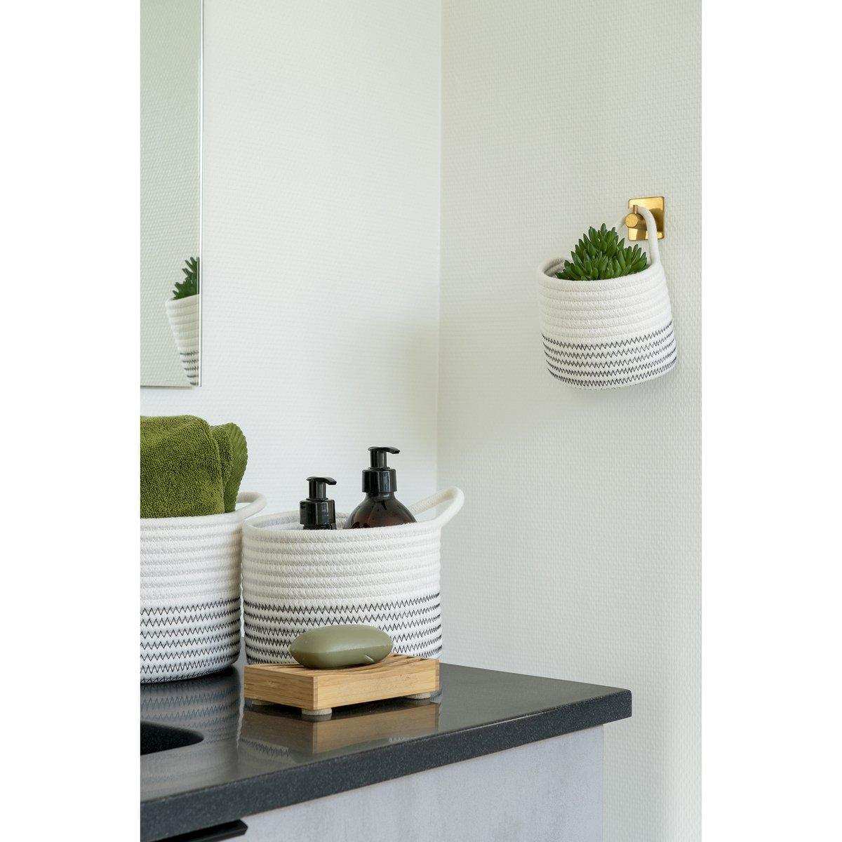 Algar-Körbe – Weiß/Grau, 3er-Set - HomeDesign Knaus