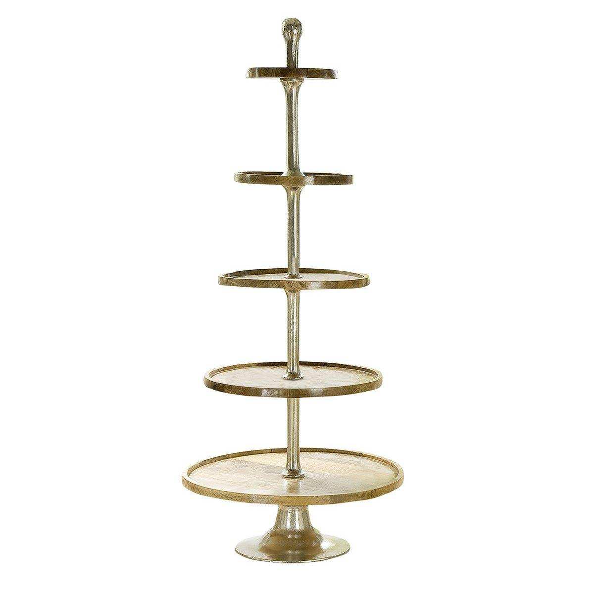 Alu 5er Etagere XXL - HomeDesign Knaus