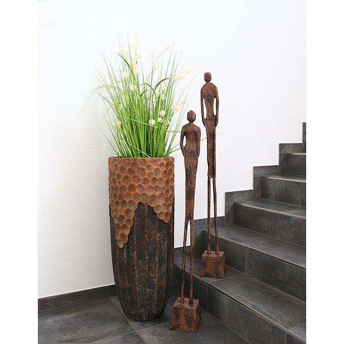 Aluminium Skulptur "Augusta" rostfinish H.113cm - HomeDesign Knaus