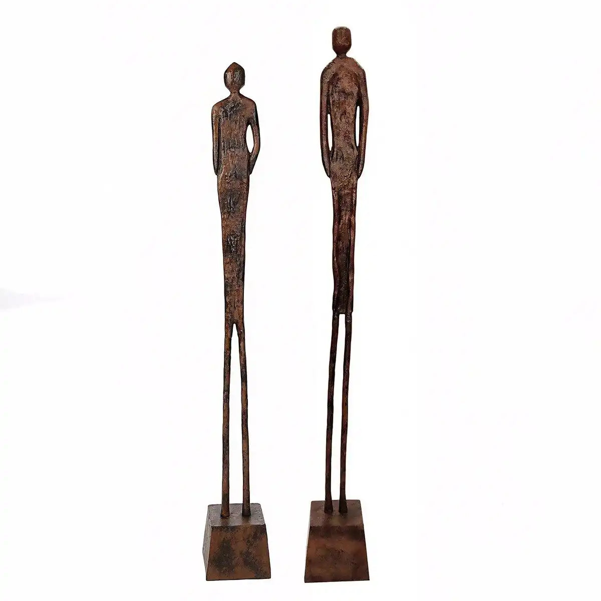 Aluminium Skulptur "Augusta" rostfinish H.113cm - HomeDesign Knaus