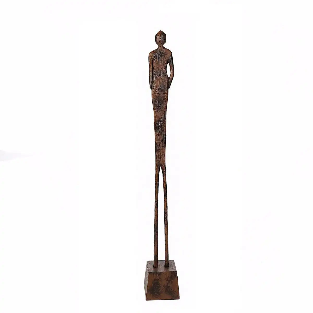 Aluminium Skulptur "Augusto" rostfinish H.119cm - HomeDesign Knaus