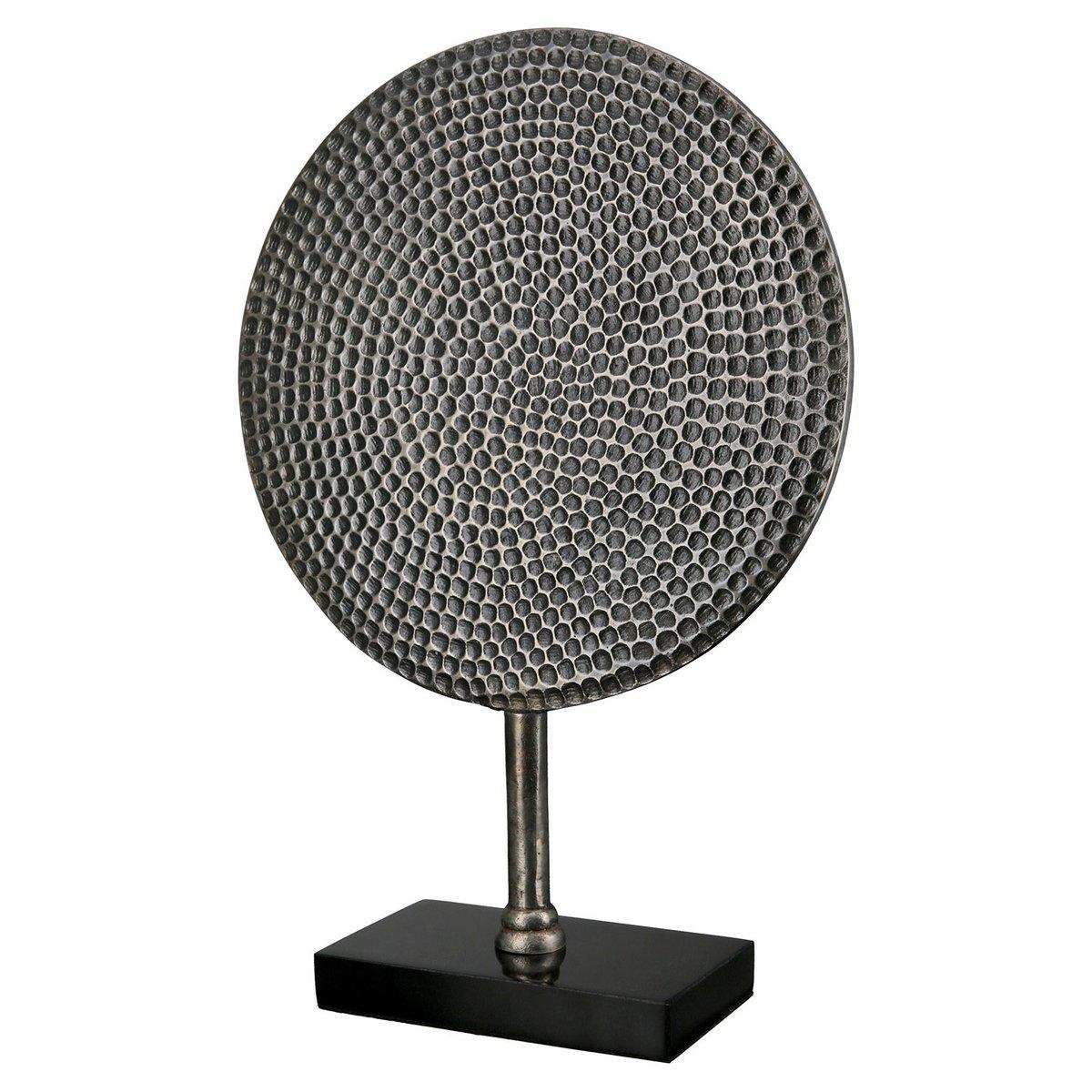 Aluminium Skulptur "Round" antik - HomeDesign Knaus