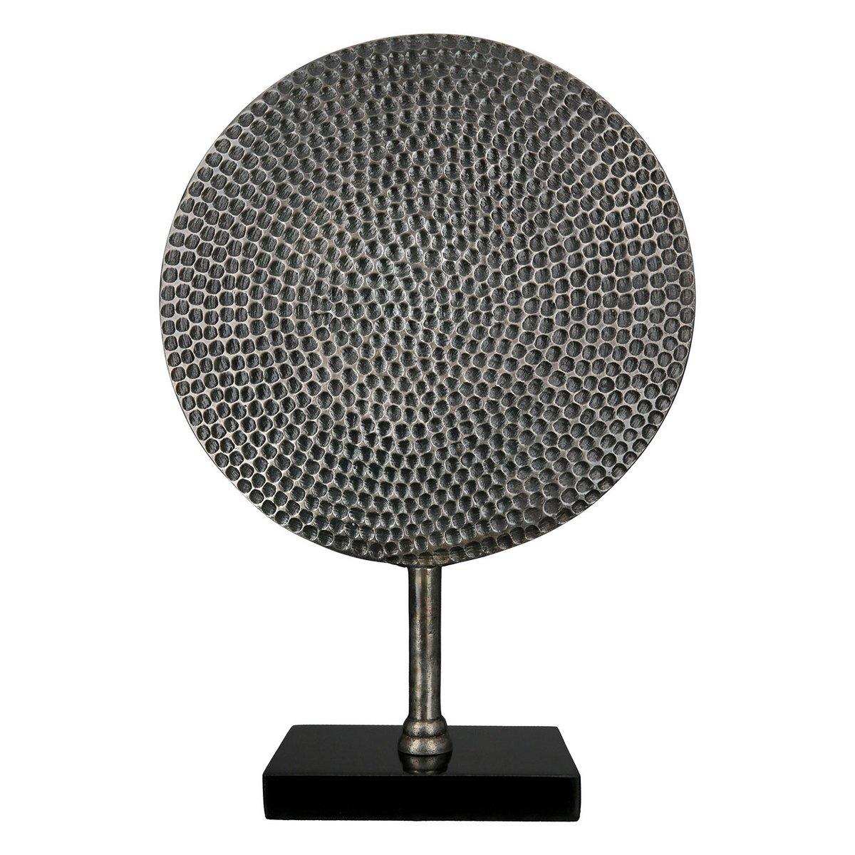 Aluminium Skulptur "Round" antik - HomeDesign Knaus