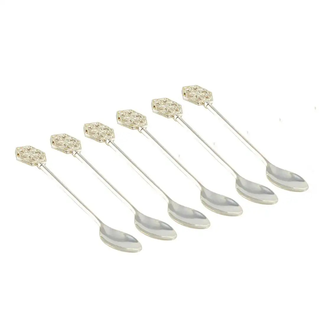 ARABESQUE-SILBER-TEELÖFFEL – 6ER-SET - HomeDesign Knaus