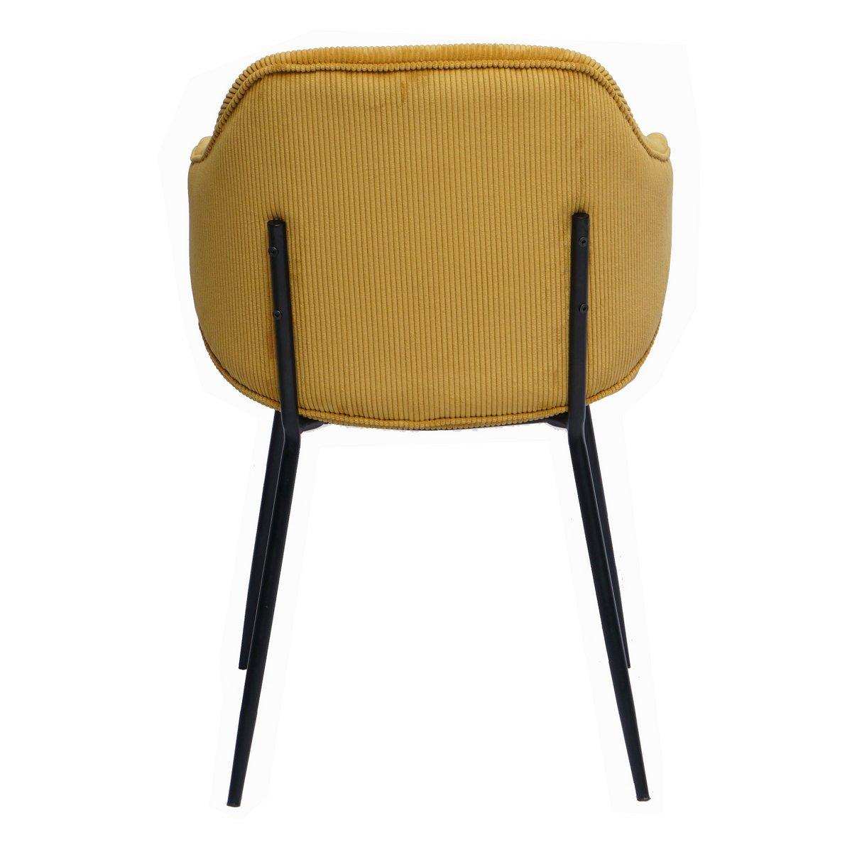 Armlehnstuhl 2er Set Gold - HomeDesign Knaus