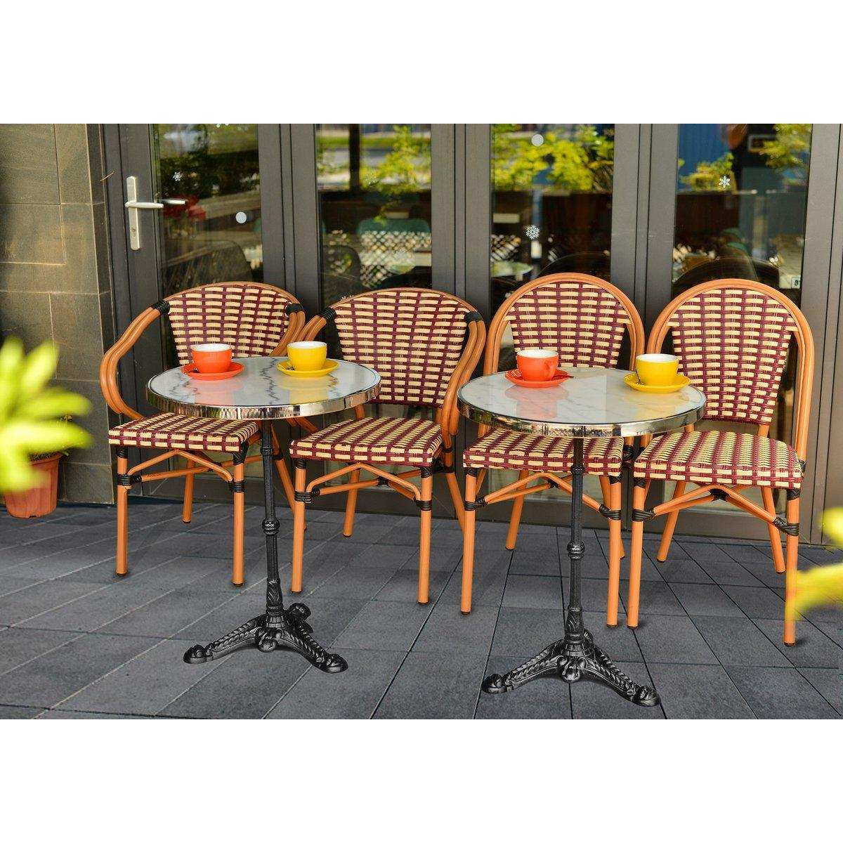 Armlehnstuhl, 2er-Set - HomeDesign Knaus