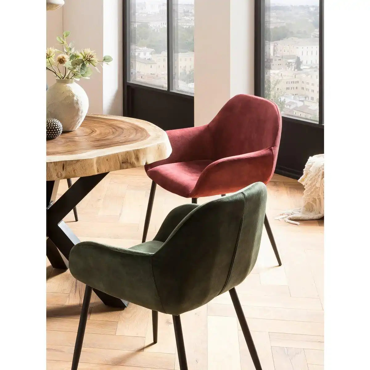 Armlehnstuhl, 2er-Set - HomeDesign Knaus