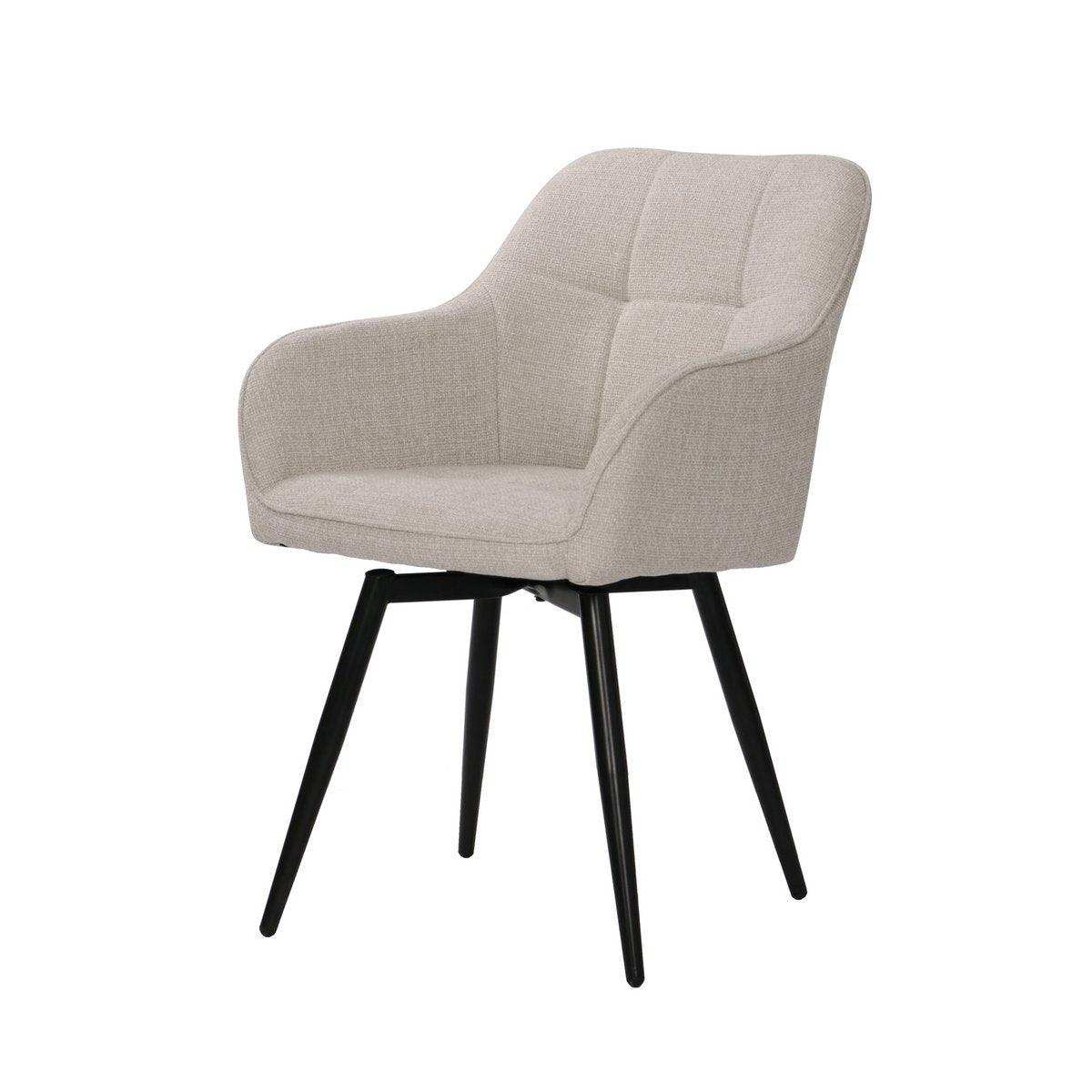 Armlehnstuhl 2er Set mit Drehfunktion - HomeDesign Knaus