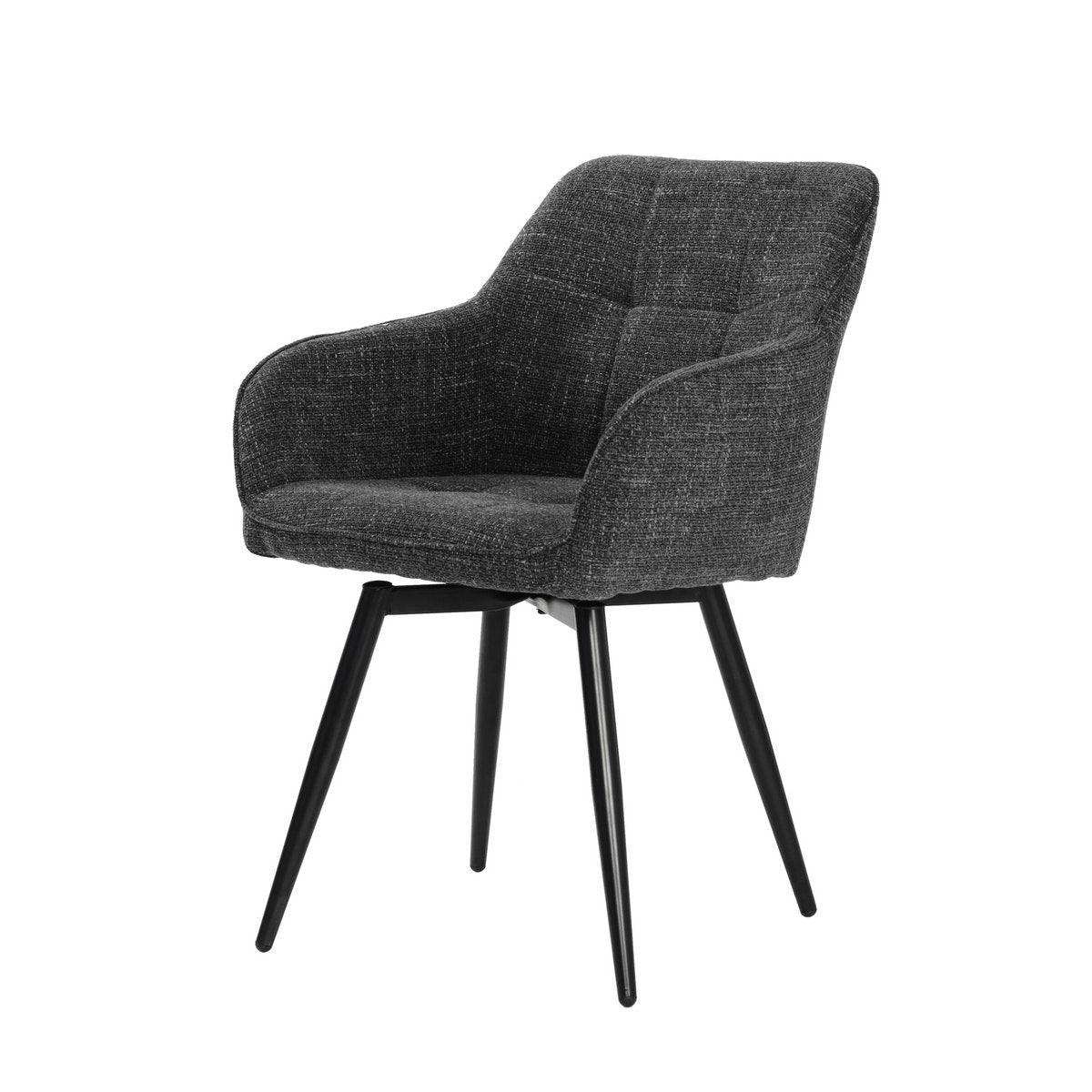 Armlehnstuhl 2er Set mit Drehfunktion - HomeDesign Knaus