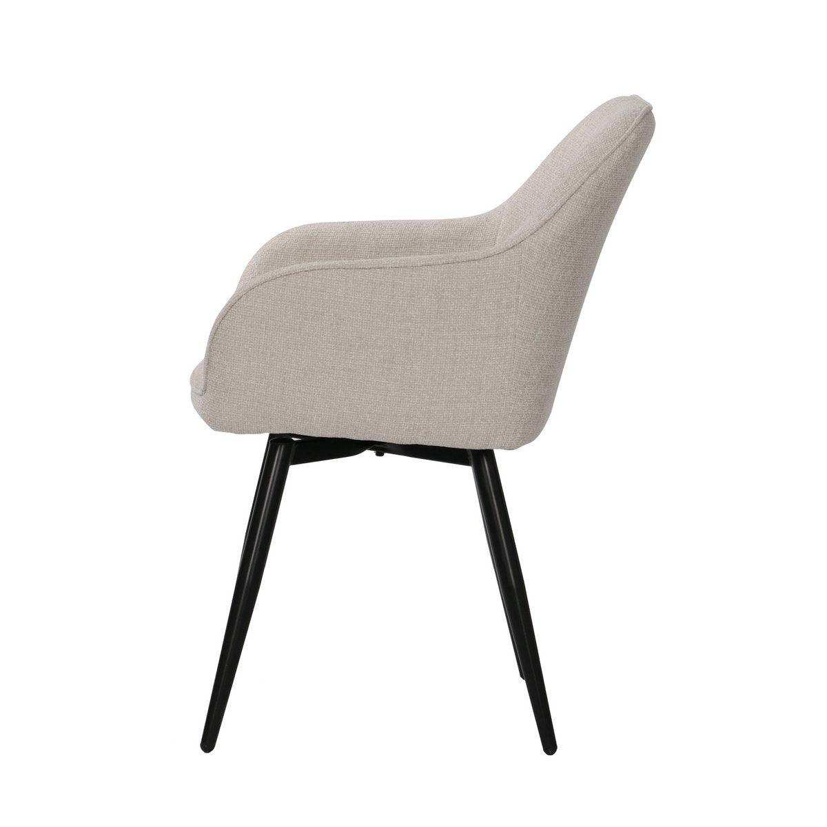 Armlehnstuhl 2er Set mit Drehfunktion - HomeDesign Knaus