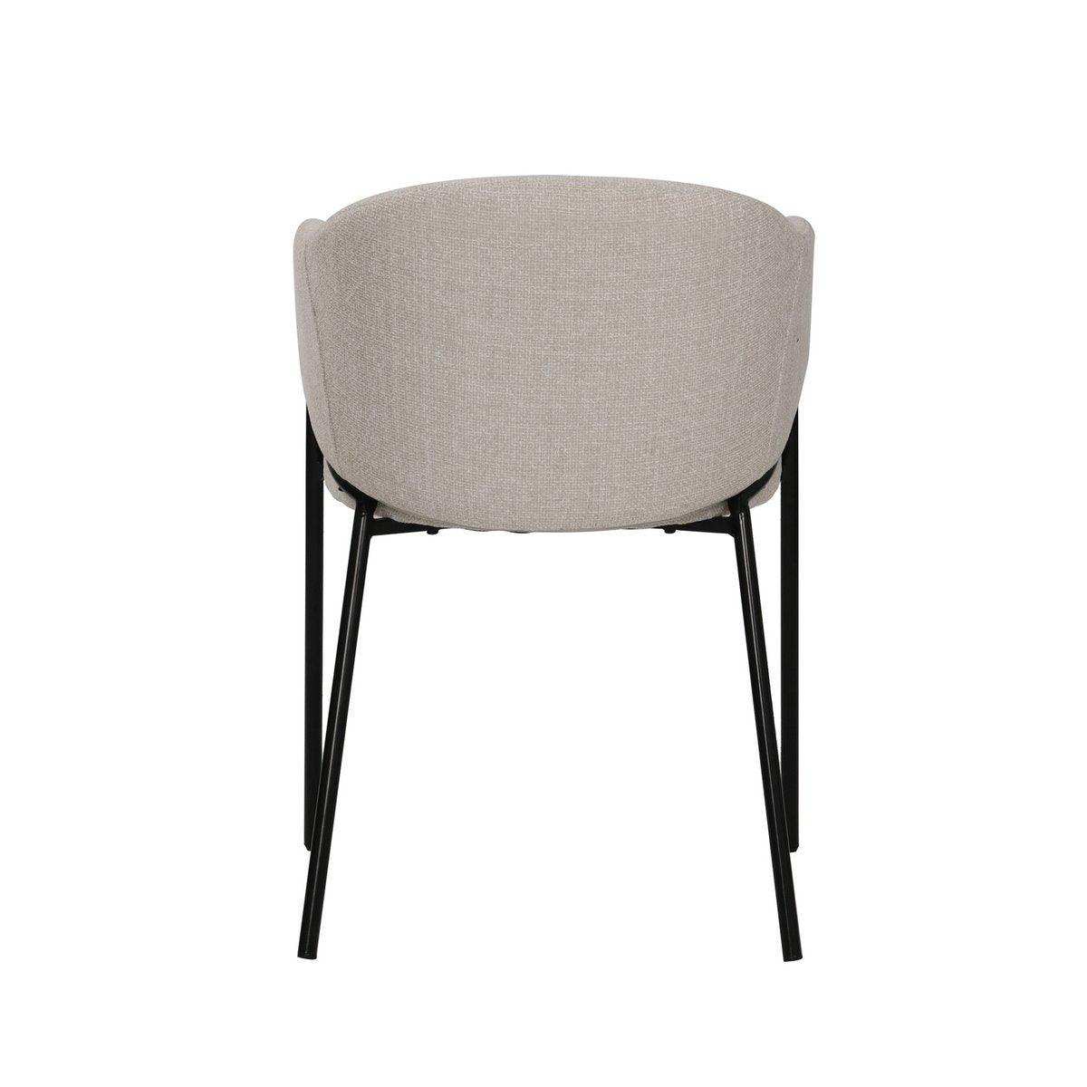 Armlehnstuhl 2er Set mit Strukturstoff - HomeDesign Knaus