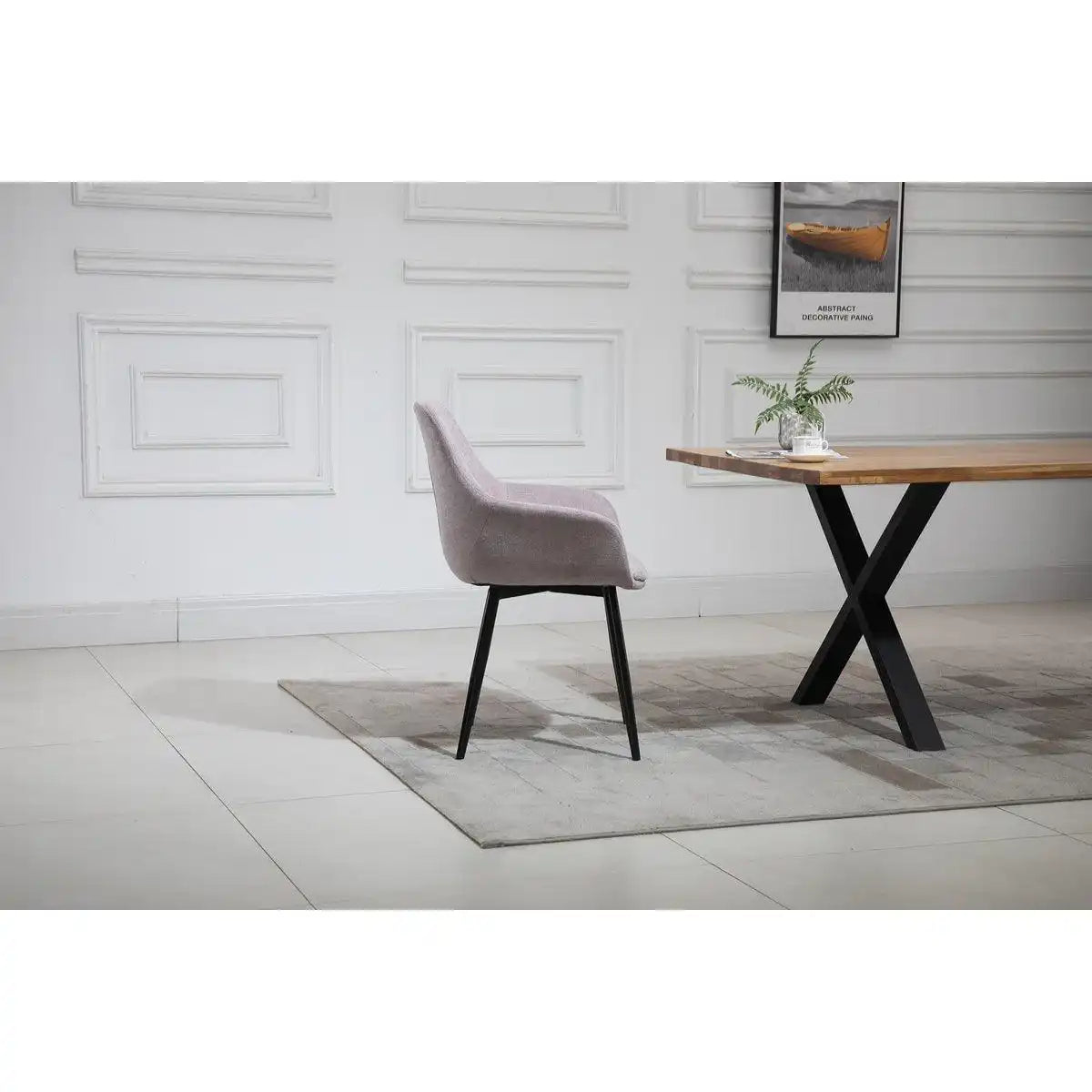 Armlehnstuhl 2er Set Rose - HomeDesign Knaus