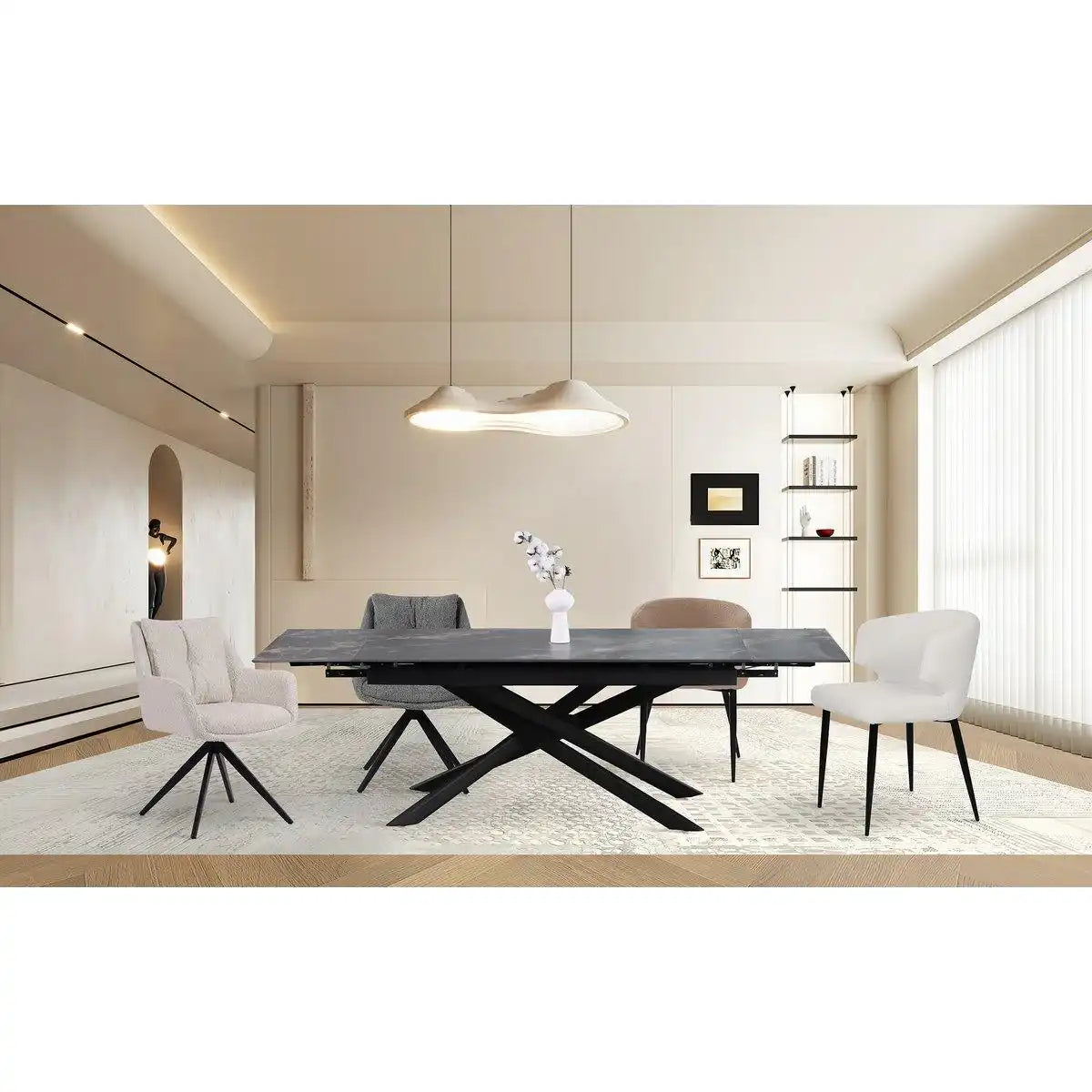 Armlehnstuhl mit 360° Drehfunktion - HomeDesign Knaus