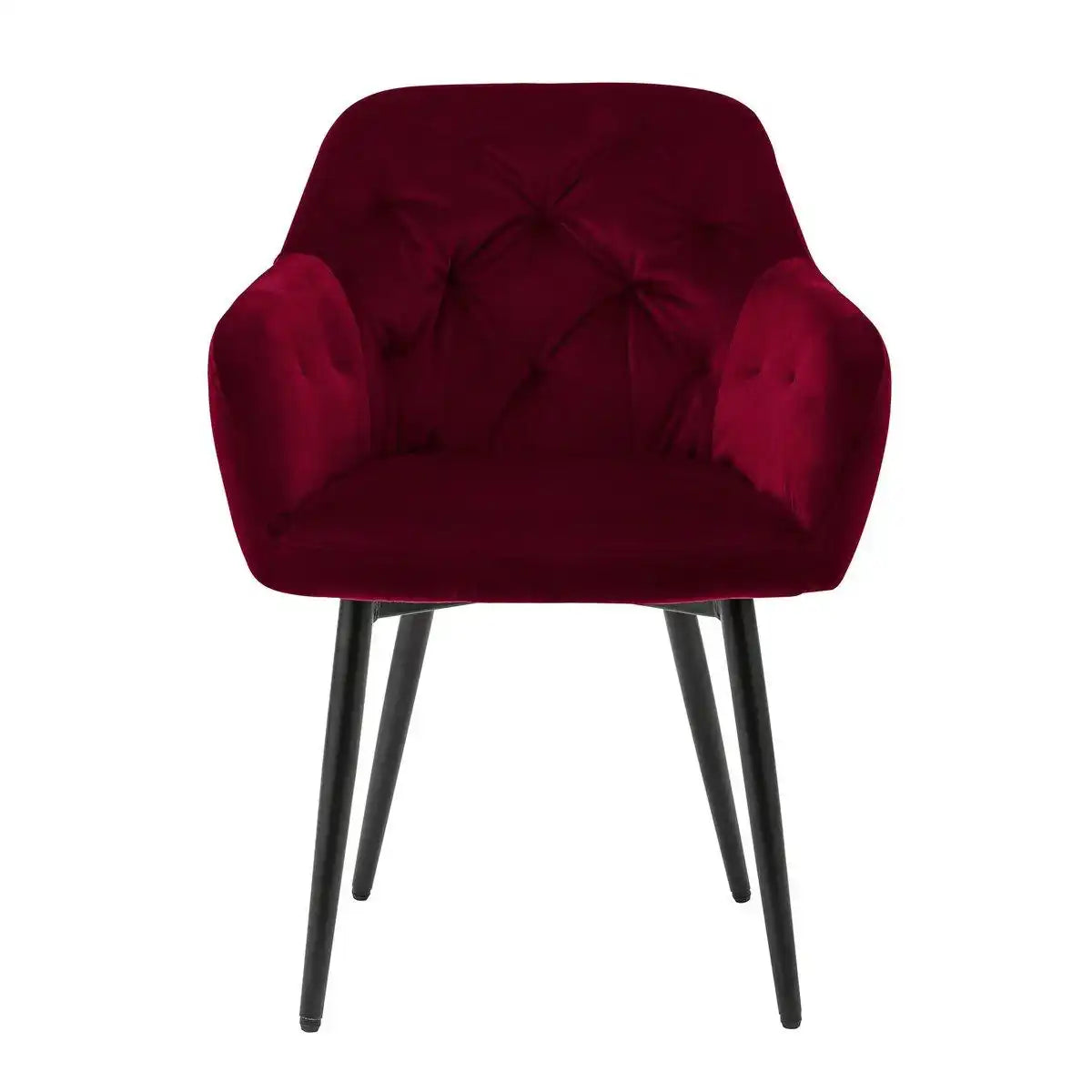 Armlehnstuhl Rot Samt - HomeDesign Knaus