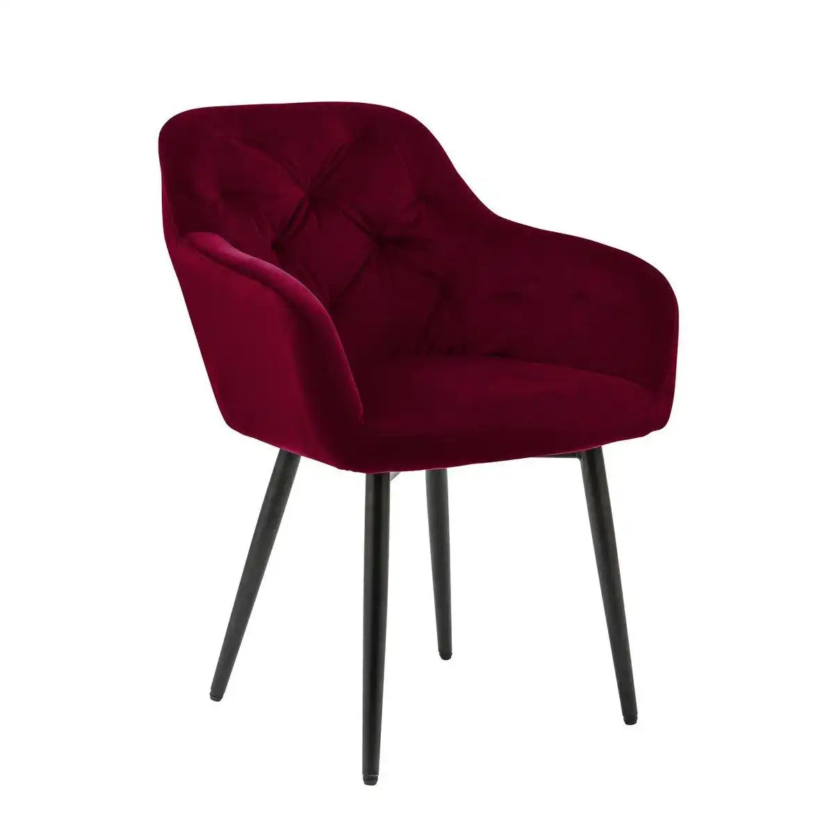 Armlehnstuhl Rot Samt - HomeDesign Knaus