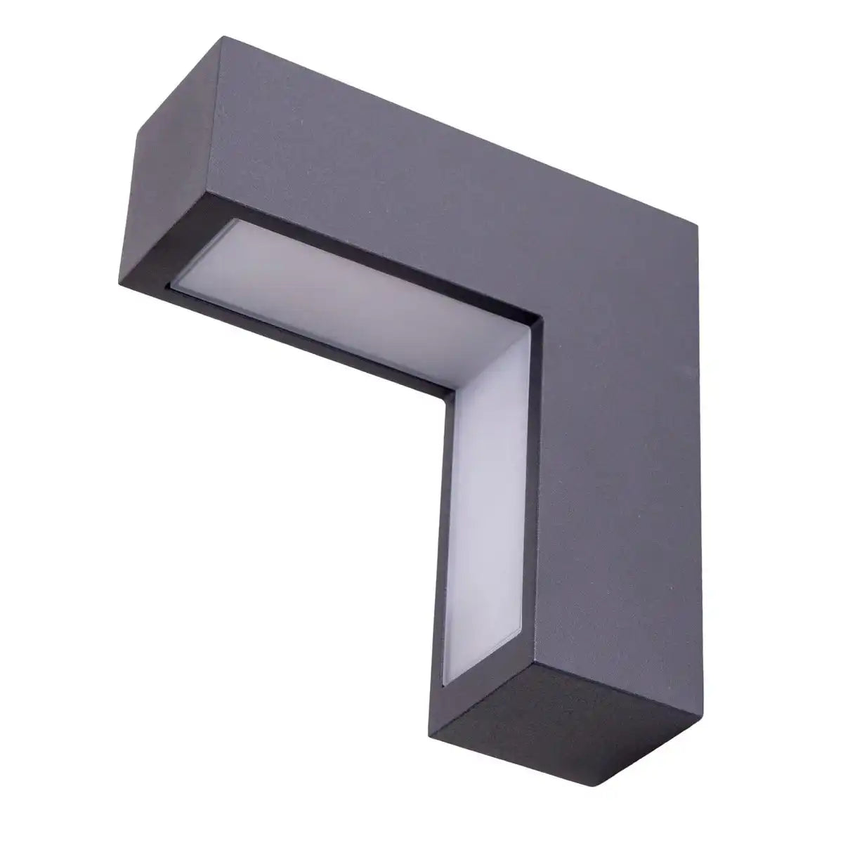 LED Außen Wandleuchten "ANGUS" aus Metall und Kunststoff in Anthrazit, mit integrierter LED