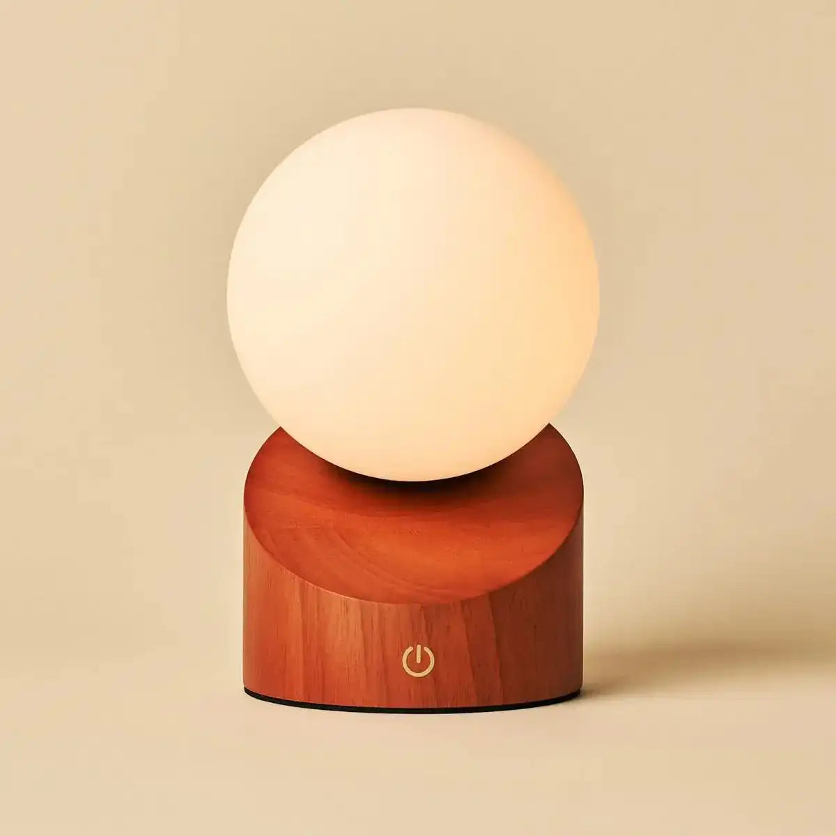 Morris Chestnut Brown Stylish wiederaufladbare Lampe-schnurlos, dimmbar, umweltfreundliches Design