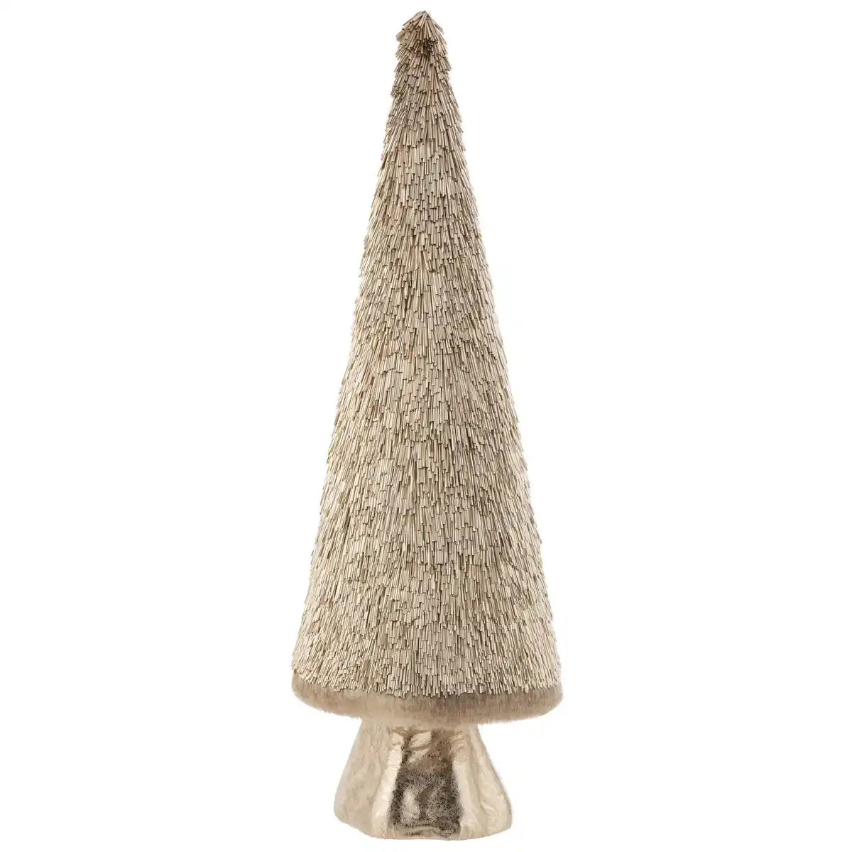 Dekoration Weihnachtsbaum - Kunststoff - Gold - groß